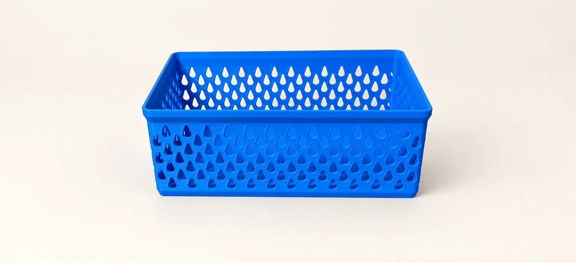 Blue Modular Stackable Storage Basket