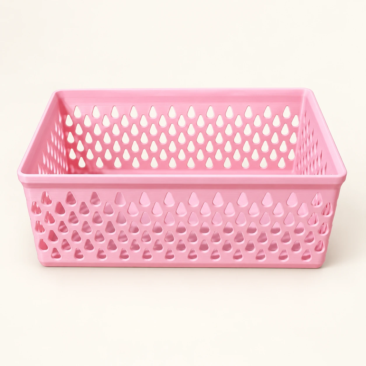 Pink Modular Stackable Storage Basket